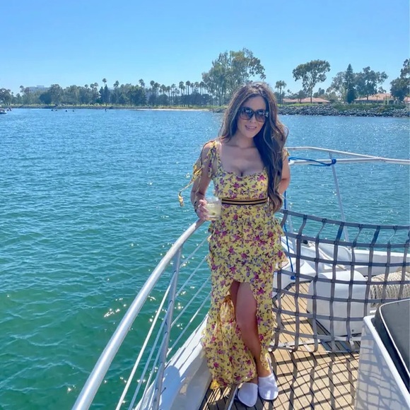 Maison Silk Floral Maxi Dress by For Love and Lemons - Picture 6 of 16